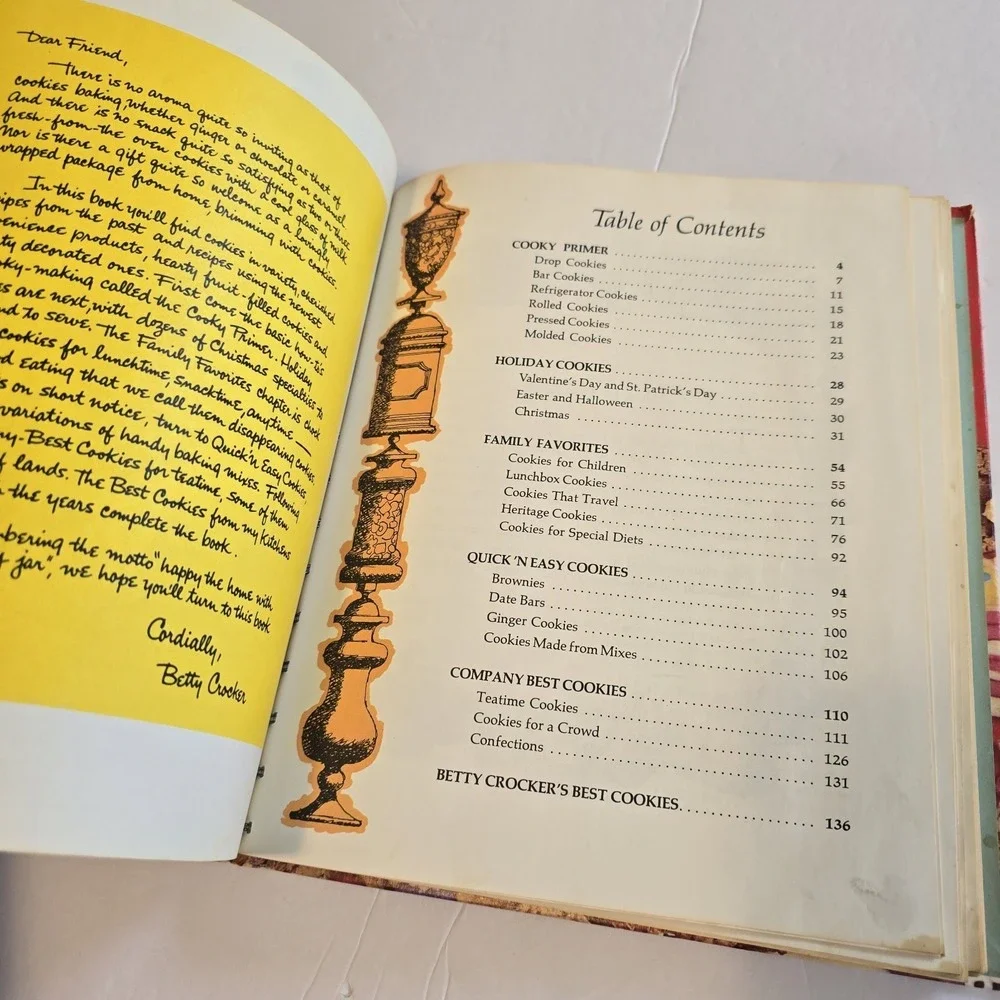 Vintage 1963 Betty Crocker Cookie Book 1st Edition 3rd Printing Spiral Holiday